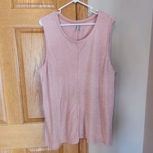 44 Degrees North striped tank top